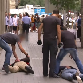 La Policía Nacional detiene a dos de los atracadores de la banda Pink Panther. TV3