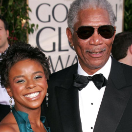 Morgan Freeman y su nieta.- EUROPA PRESS
