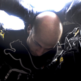 Sergio Morate a su llegada para ser interrogado este lunes por la Fiscalía de Lugoj.- EFE