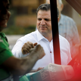 12/09/2019 - Ayman Odeh, líder de la Lista Conjunta, durante un evento de campaña electoral en Tira, norte de Israel / REUTERS