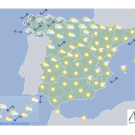 Previsión meteorológica del 24 de septiembre. / AEMET