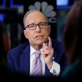 Larry Kudlow, nuevo director del Consejo Económico Nacional de la Casa Blanca en la CNBC. REUTERS/Brendan McDermid/Archivo