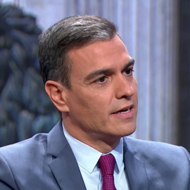 El presidente del Gobierno, Pedro Sánchez, durante su entrevista en La Sexta.