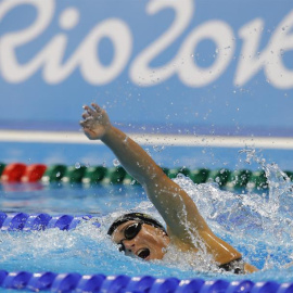 Mireia Belmonte durante la prueba de los 400 libres en Río 2016. /REUTERS