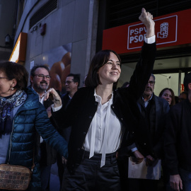 La ministra de Ciencia, Innovación y Universidades, Diana Morant, durante un acto, a 7 de febrero de 2024, en València.