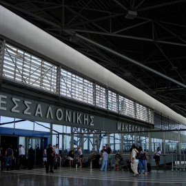 El aeropuerto de Salónica, que irá a parar a manos de una empresa alemana con el nuevo plan de privatizaciones.