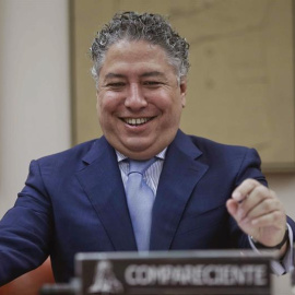 El secretario de Estado de Seguridad Social, Tomás Burgos, detalla las principales líneas del proyecto de ley de presupuestos para el próximo año durante su comparecencia hoy ante la comisión de Presupuestos del Congreso. EFE/Emilio Naranjo