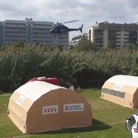 25/09/2019 - Los Mossos buscan a un bebé arrojado por su padre en el río Besòs. / EUROPA PRESS