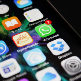 Imagen de la aplicación de WhatsApp en un móvil. /PXHERE (CC0)