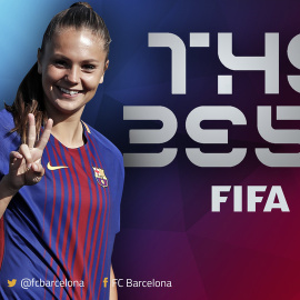 La blaugrana Lieke Martens, millor jugadora del món l'any 2017