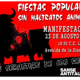 Cartel de la convocatoria.- Sanse Antitaurino
