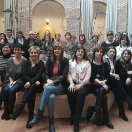 Participants en una jornada per promoure l'empoderament de les dones en les cooperatives agràries, al Parador de Lleida. FCAC.