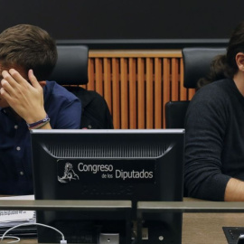 Íñigo Errejón y Pablo Iglesias en una imagen de archivo.