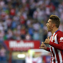 El delantero francés del Atlético de Madrid Antoine Griezmann. Efe/Kiko Huesca