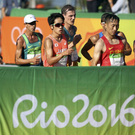 Un momento de la prueba de los 20 km marcha de los Juegos de Río. /REUTERS