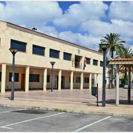 Plaza del Ayuntamiento de San Isidro, Alicante.