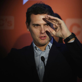 Albert Rivera, en una conferencia de prensa en Madrid. Archivo REUTERS