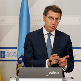 El presidente de la Xunta, Alberto Núñez Feijóo. E.P.