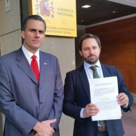 Santiago Abascal y Javier Ortega Smith, en una imagen de archivo. (EP)