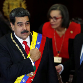 Maduro, en el en el Tribunal Supremo de Justicia en Caracas este jueves. REUTERS/Carlos Garcia Rawlins