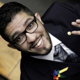 El primer congresista brasileño declarado abiertamente homosexual Jean Wyllys.