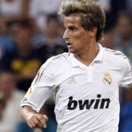 Coentrao, en un partido con el Real Madrid.
