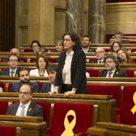 Marta Rovira, durant la votació d'investidura fallida de Jordi Turull / Parlament de Catalunya