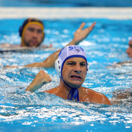 Un momento del partido entre España y Serbia. REUTERS/Laszlo Balogh