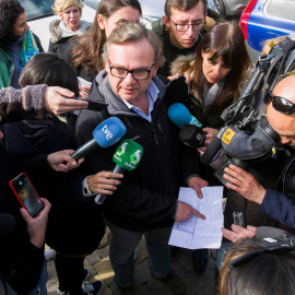 El representante del Colegio de Ingenieros y Caminos de Málaga, Ángel García, explicó a los periodistas que el dispositivo de rescate iba a iniciar una excavación de dos túneles verticales para tratar de llegar hasta JulenEFE/Álvaro Cabrera