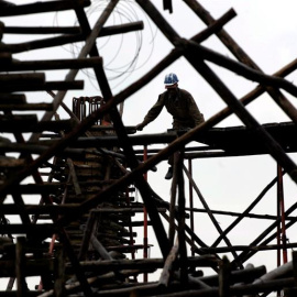 Un obrero de la construcción./ EFE