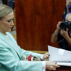 La presidenta de la Comunidad de Madrid, Cristina Cifuentes. / EFE
