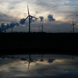 Un parque eólico en Alemania. REUTERS