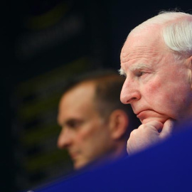 El presidente del Comité Olímpico Irlandés, Patrick Hickey, implicado en una supuesta red de venta ilegal de entradas, en una imagen de archivo. EFE