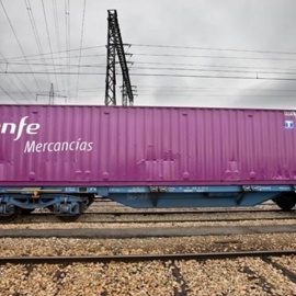 Un vagón de Renfe Mercancías. E.P.