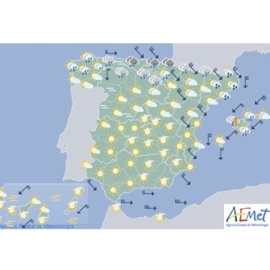 Previsión meteorológica del 2 de octubre