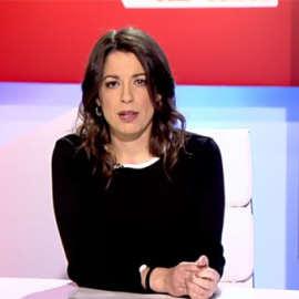 Elena Parreño durante el informativo Público al Día.