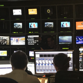 Control de realización de À Punt Mèdia. / À Punt Mèdia