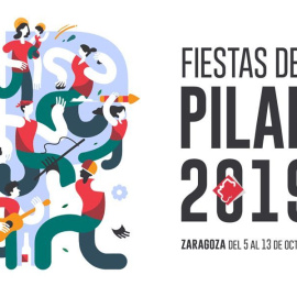 Cartel de las Fiestas del Pilar, de Zaragoza, de este año.