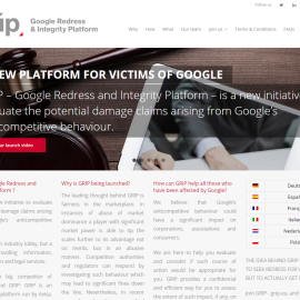 Grip, una plataforma para ayudar a las "víctimas" de Google a conseguir indemnizaciones