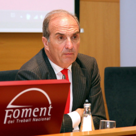 El presidente de la patronal catalana, Fomento del Trabajo, Joaquín Gay de Montellá. FTNCOM
