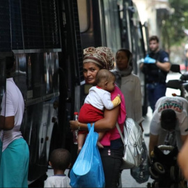 Desalojo de un ‘squat’ en Atenas (26 de agosto de 2019). Foto: Spirou Trikoupi 17