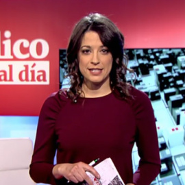 Elena Parreño durante el informativo Público al Día de este miércoles 28 de marzo.