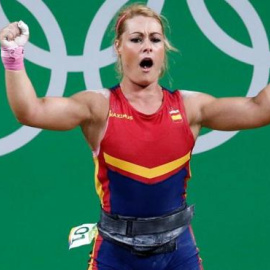 Lidia Valentín, tras ganar el bronce en Río.- LARRY W. SMITH/EFE