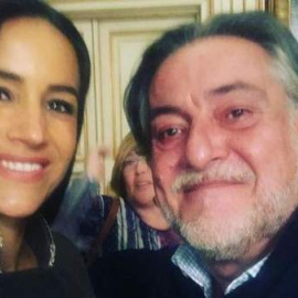 La imagen con Pepu Hernández que Begoña Villacís ha eliminado de sus redes sociales. / ARCHIVO