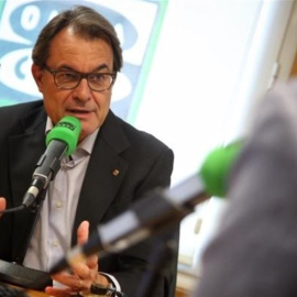 El president de la Generalitat, Artur Mas, en su entrevista en Onda Cero. E.P.