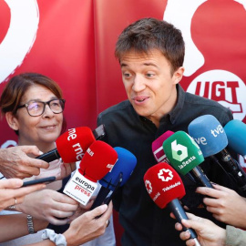 El candidato de Más País a las elecciones generales del 10 de noviembre, Iñigo Errejón, junto a Inés Sabanés. - EFE