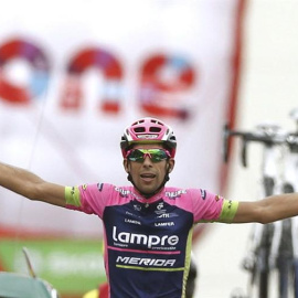 El ciclista portugués del equipo Lampre, Nelson Oliveira se ha proclamado el vencedor de la décimo tercera etapa de la Vuelta. /EFE