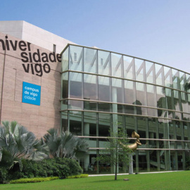 Fachada de la Universidad de Vigo.