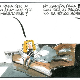 Chiste de Alfons López sobre los refugiados.