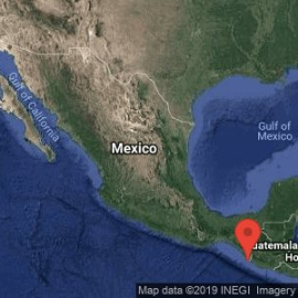 Vista aérea de la zona afectada por el sismo. / Google Earth